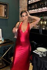 Felicia Sırt Dekolteli Elbise 2583-08