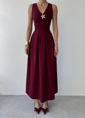 Late Yıldız Detaylı Elbise