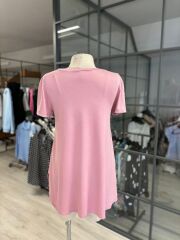 Kadın Türlü Viskon Kumaş Yırtmaç Detaylı Bluz